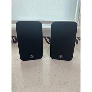 Boston Acoustics MCS 100 Pair Satellite Speakers Black Tested Great Condition